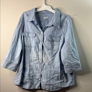 Croft & Barrow Light Blue Denim Shirt
